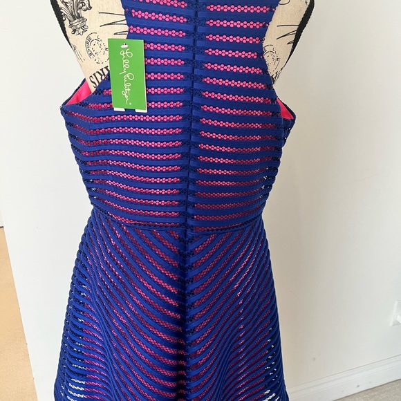 NWT Lilly Pulitzer Megyn Fit & Flare dress size L - Picture 4 of 7